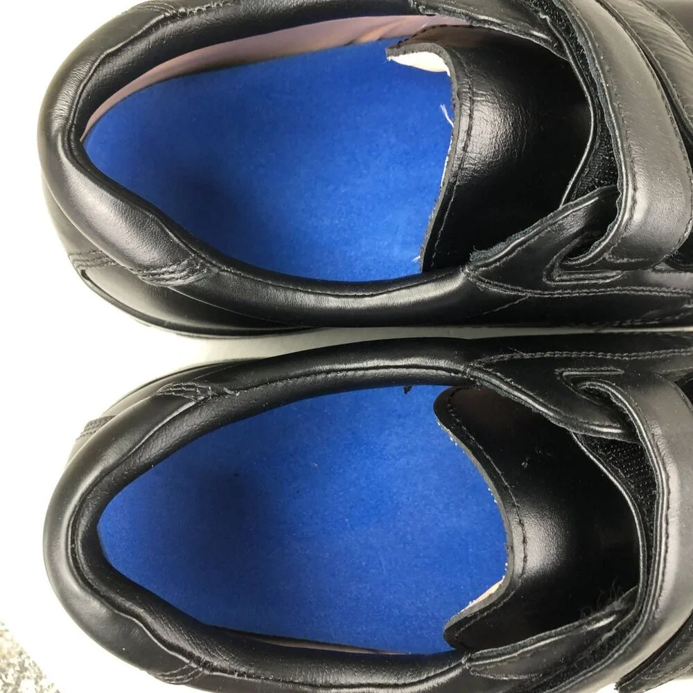 Apex NWOT Men's Size 10X Conform Black Double Strap Hook & Loop Casual Shoes